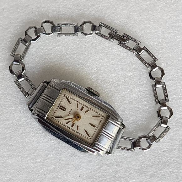 Antique Vintage Glacier Art Deco Wind Up Watch - Picture 1 of 5